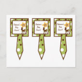 3 Cakeskicks Forest Friends Deer Uitnodiging Briefkaart (Voorkant)