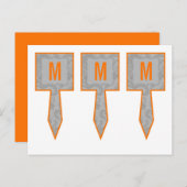 3 Caketenklakken Moderne grijze Damaslaag afdrukke Briefkaart (Voorkant / Achterkant)