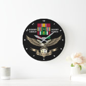 3 CAMPAIGN STARS GULF WAR VETERANS GROTE KLOK (Huis)