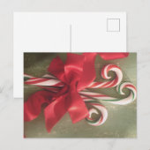 3 Candy Canes Holiday Briefkaart (Voorkant / Achterkant)