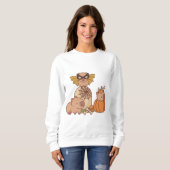 3 Capybara's met Halloween-thema Trui (Voorkant volledig)