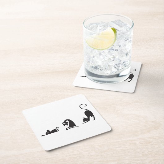 3 cats kartonnen onderzetters (Insitu)