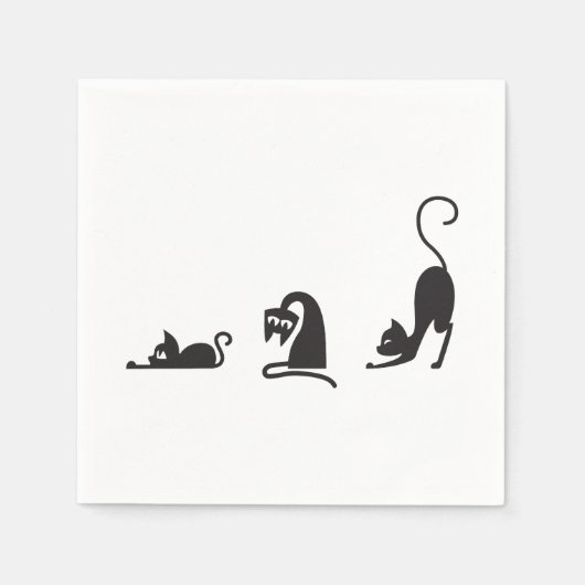 3 cats servet (Voorkant)