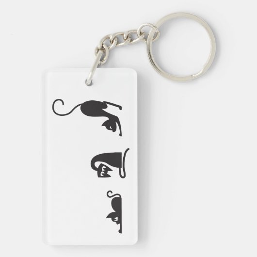 3 cats sleutelhanger (achterkant)
