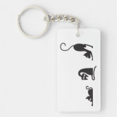 3 cats sleutelhanger (Voorkant)