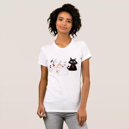 3-CATS T-SHIRT (Voorkant volledig)