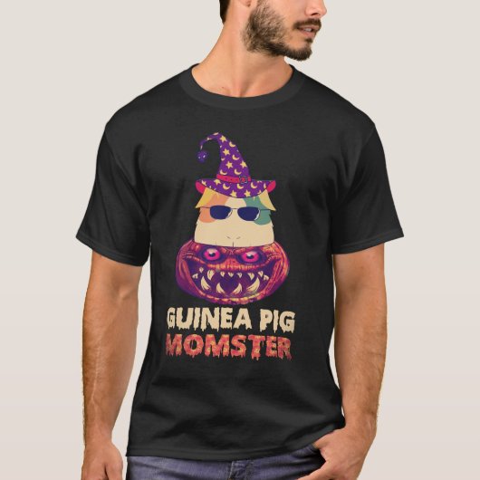 3 Cavia Moeder Monster Halloween T-shirt (Voorkant)
