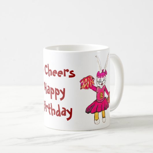 3 CHEERS HAPPY BIRTHDAY mok (Voorkant rechts)