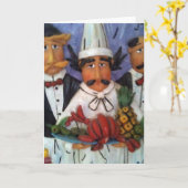 3 CHEF'S ALLE OCCASION BLANK WENSKAART KAART (Gele Bloem)