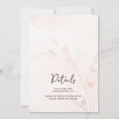 3 Chic Peach Bridesmaid Dresses Watercolor Ask (Achterkant)