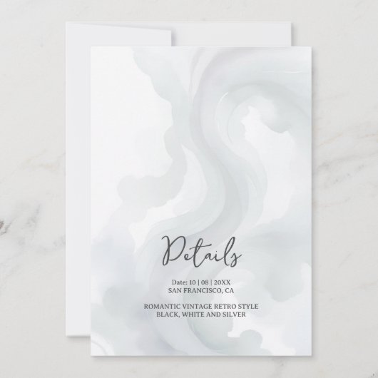 3 Chic Sage Bridesmaid Dresses Watercolor Request (Achterkant)