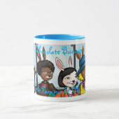 3 Chocolade Bunnies Unicorn Mok (Midden)