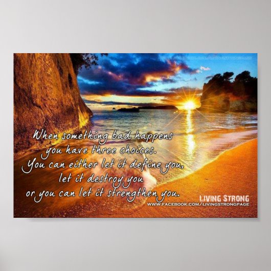 3 Choices -Poster Poster (Voorkant)