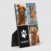 3 Collage Foto Hond Liefhebber Poot Foto Fotoplaat (Zijkant)