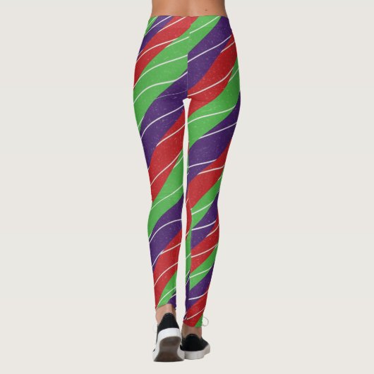3 Color Candy cane Leggings (Achterkant)