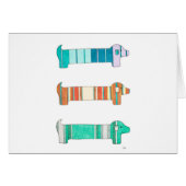 3 Colour Study Dachshund #1 (Voorkant Horizontaal)