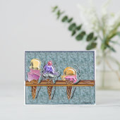 3 consumptie-ijs 1 briefkaart (Staand voorkant)