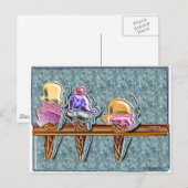 3 consumptie-ijs 1 briefkaart (Voorkant / Achterkant)