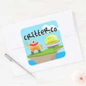 3" Critter.Co Sticker (vel van 6) (Envelop)