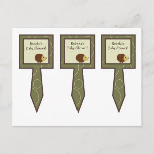 3 Cup Cake Picks Forrest Animal Owl Deer Bird Porc Uitnodiging Briefkaart