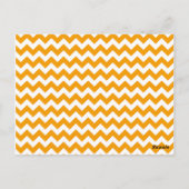 3 Cup Cake Picks Geel Grijs Grijs Chevron Naam Briefkaart (Achterkant)