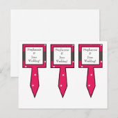 3 Cup Cake Picks Heet Roze/Zwart Giraffe Liefde Briefkaart (Voorkant / Achterkant)