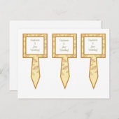 3 Cup Cake Picks Herfst bladeren Briefkaart (Voorkant / Achterkant)