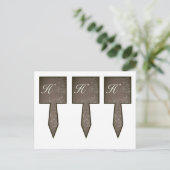 3 Cup Cake Picks Herfst Bloemen Herfst Grijs Gunme Briefkaart (Staand voorkant)