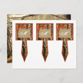3 Cup Cake Picks Hunters Camoflouge Camo Sinaasapp Briefkaart (Voorkant / Achterkant)
