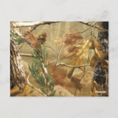 3 Cup Cake Picks Hunters Camoflouge Camo Sinaasapp Briefkaart (Achterkant)