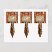3 Cup Cake Picks Hunters Camoflouge Camo Sinaasapp Briefkaart (Voorkant)