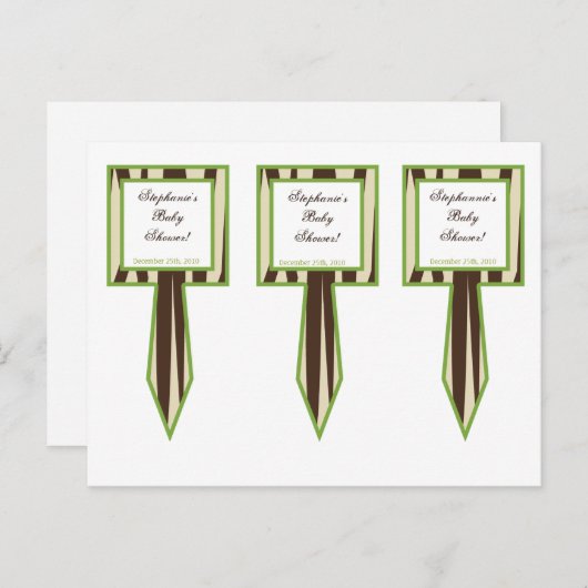 3 Cup Cake Picks Jacana Paarse Dieren Uitnodiging Briefkaart (Voorkant / Achterkant)