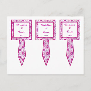 3 Cup Cake Picks Magenta Paarse Formal Flower Star Briefkaart
