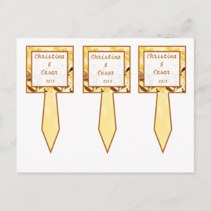 3 Cup Cake Picks Mosterd Geel Poppy Bloem Bruin Briefkaart