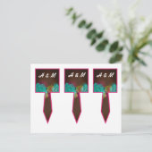3 Cup Cake Picks Neon Spring Bloemen Bloesem Briefkaart (Staand voorkant)