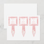 3 Cup Cake Picks Oosterse tuin Briefkaart (Voorkant / Achterkant)