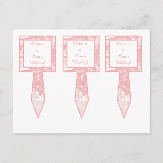 3 Cup Cake Picks Oosterse tuin Briefkaart (Voorkant)