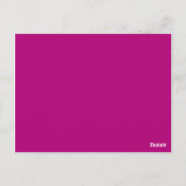 3 Cup Cake Picks Papier Vlak Paarse Loop Purples Briefkaart (Achterkant)