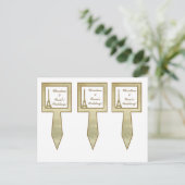 3 Cup Cake Picks Paris Briefkaart (Staand voorkant)