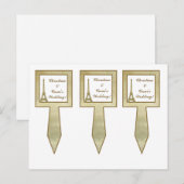 3 Cup Cake Picks Paris Briefkaart (Voorkant / Achterkant)