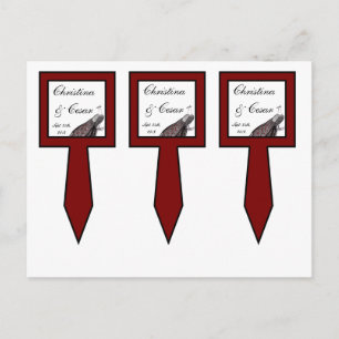 3 Cup Cake Picks Peacock Rood Zwart Wit Briefkaart