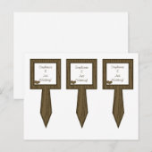 3 Cup Cake Picks Tortelduifjes Briefkaart (Voorkant / Achterkant)