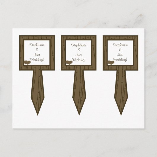 3 Cup Cake Picks Tortelduifjes Briefkaart (Voorkant)