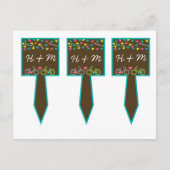 3 Cup Cake Picks Whimsical Love Lovers Fietsen Briefkaart (Voorkant)