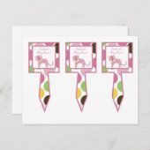 3 Cup Oerwoud Cake Picks Uitnodiging Briefkaart (Voorkant / Achterkant)