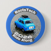 3" Custom Button for RootsTech 2026 Ride Along (Voorkant)
