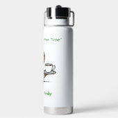 3. Cute Coffee Lover Bottle Waterfles (Achterkant)