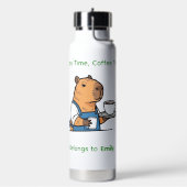 3. Cute Coffee Lover Bottle Waterfles (Links)