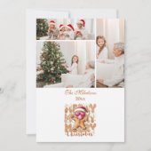 3 Cute Gingerbread  Merry Christmas  Feestdagenkaart (Voorkant)