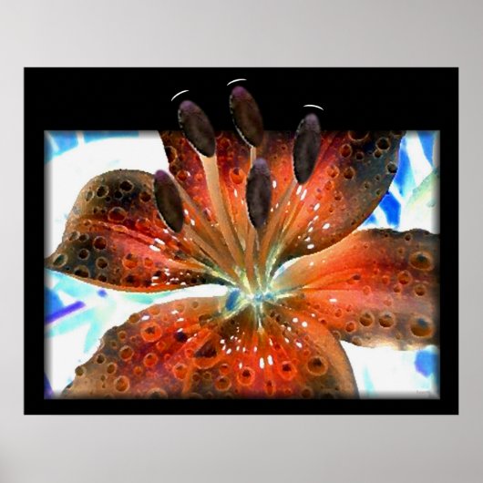 3-D Abstract gelilie Poster (Voorkant)